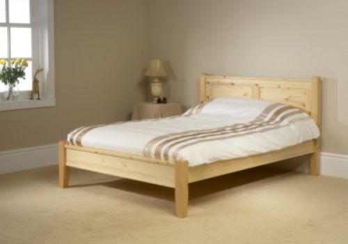 Friendship Mill Coniston Low Foot End 4ft Small Double Pine Wooden Bed Frame