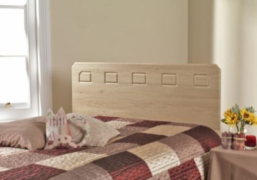 Friendship Mill Miami Oak Effect 6ft Super Kingsize Wooden Headboard
