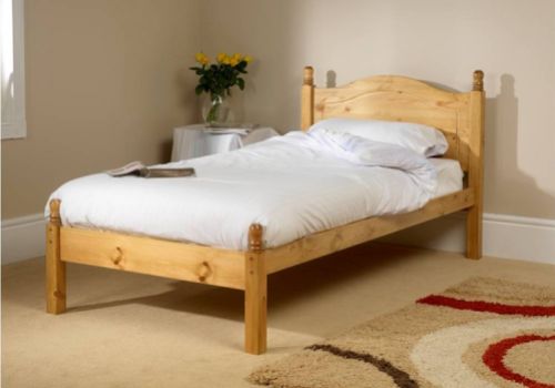 STORE CLEARANCE Friendship Mill Orlando Low Foot End 2ft6 Small Single Pine Wooden Bed