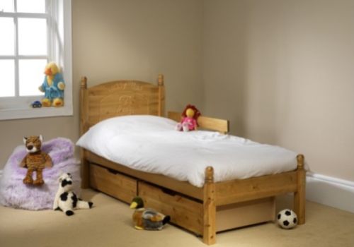 Friendship Mill Teddy 2ft6 Small Single Pine Wooden Bed Frame