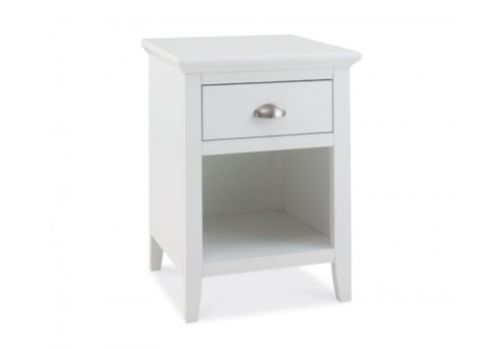 Bentley Designs Hampstead White 1 Drawer Nightstand