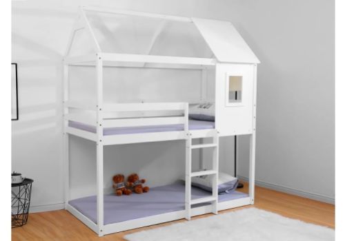 Sleep Design Hunter White Wooden Bunk Bed