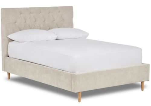 Serene Stirling 4ft Small Double Fabric Bed Frame (Choice Of Colours)