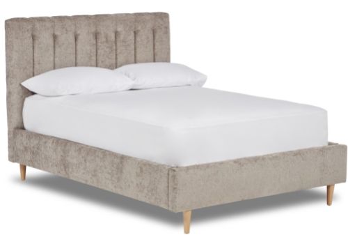 Serene Kingston 4ft Small Double Fabric Bed Frame (Choice Of Colours)