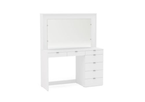 Birlea Chloe White Dressing Table With Mirror