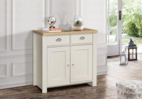 Birlea Highgate Cream And Oak Finish 2 Drawer 2 Door Sideboard