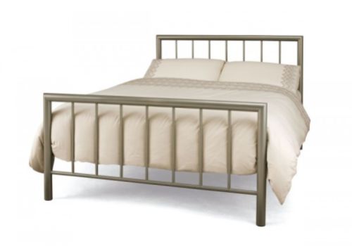 Serene Modena 4ft6 Double Champagne Metal Bed Frame