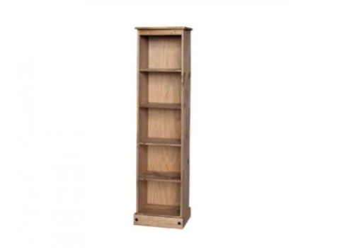 Core Corona Pine Tall Narrow Bookcase