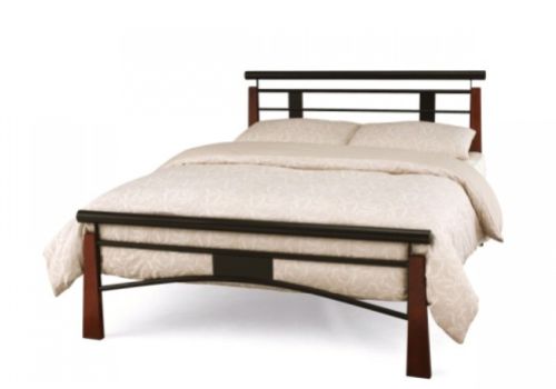 Serene Armstrong 4ft6 Double Black Metal Bed Frame