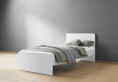 Flair Furnishings Wizard 3ft Single White Bed Frame