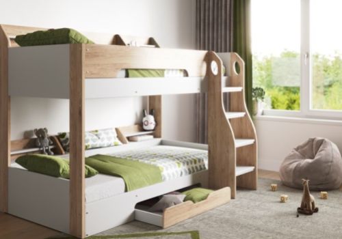 Flair Furnishings Flick Bunk Bed In Oak