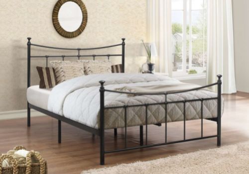 Birlea Emily 4ft Small Double Black Metal Bed Frame
