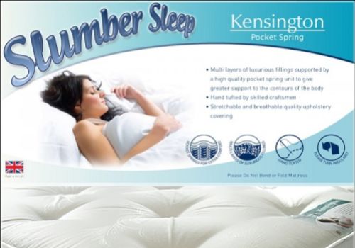 Time Living Slumber Sleep Kensington 5ft Kingsize 1000 Pocket Sprung Mattress BUNDLE DEAL