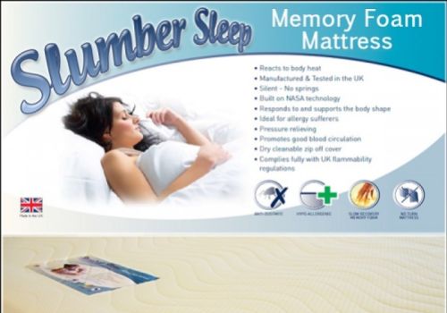Time Living Slumber Sleep Extreme 50 6ft Super Kingsize Memory Foam Mattress