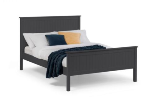 Julian Bowen Maine 4ft6 Double Anthracite Wooden Bed Frame