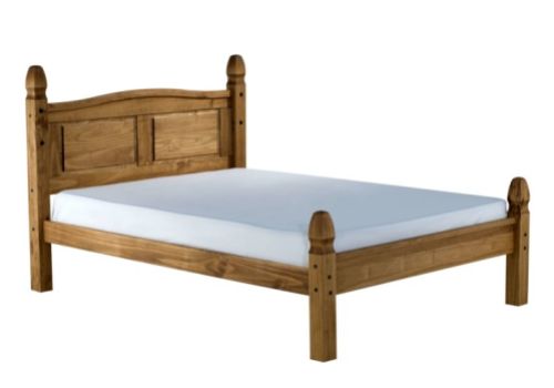 Birlea Corona 4ft6 Double Pine Bed Frame with Low Footend