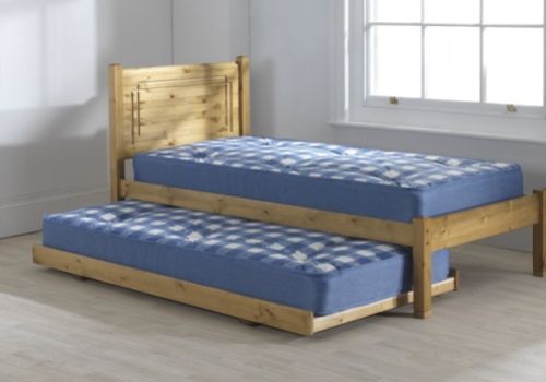Friendship Mill Vegas 2ft6 Small Single Pine Wooden Guest Bed Frame