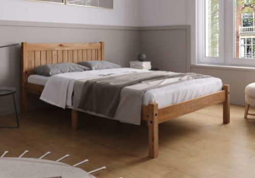 Birlea Rio 4ft Small Double Pine Wooden Bed Frame