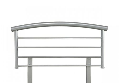 Serene Brennington 3ft Single Silver Metal Headboard
