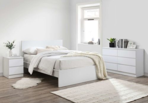 Birlea Oslo White 5ft Kingsize Bed Frame