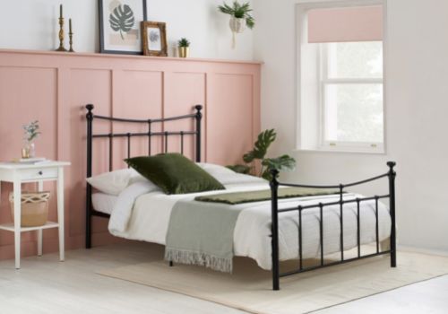 Birlea Emily 3ft Single Black Metal Bed Frame