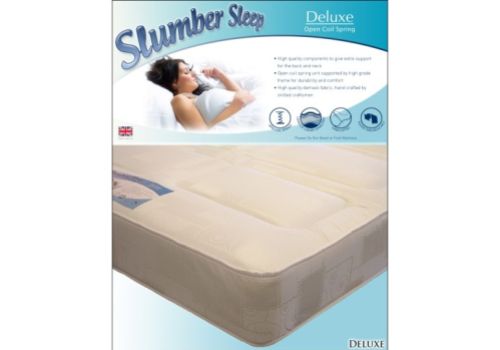 Time Living Slumber Sleep Deluxe 4ft6 Double Open Coil Spring Mattress BUNDLE DEAL (3 - 5 Working Day Delivery)