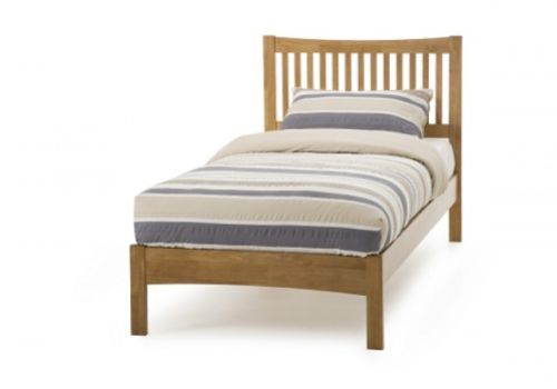 Serene Mya Honey Oak Finish 3ft Single Wooden Bed Frame