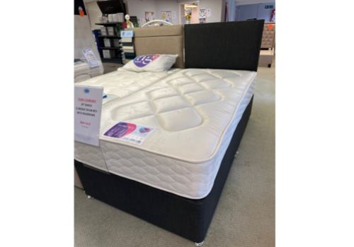 STORE CLEARANCE 3ft Single Florence Divan Bed And Headboard