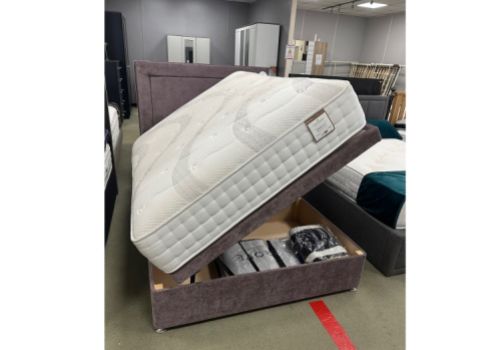 STORE CLEARANCE Embleton 1000 Pocket 4ft6 Double Ottoman Bed With Headboard
