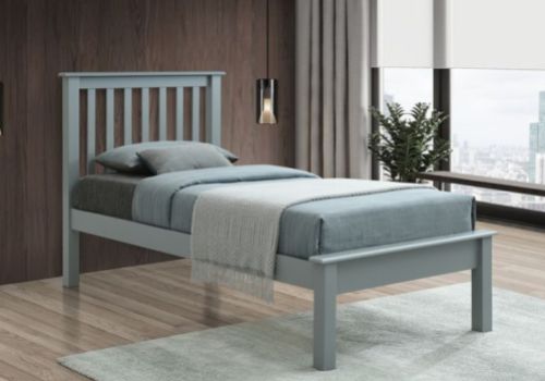 Flintshire Rossett 3ft Single Grey Wooden Bed Frame