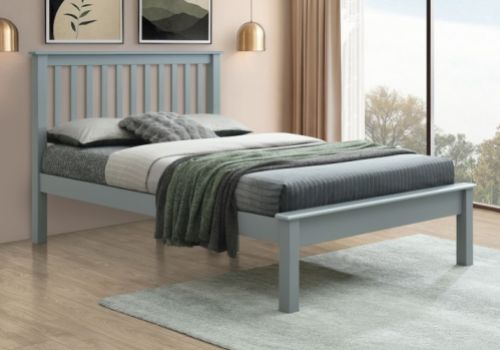 Flintshire Rossett 4ft6 Double Grey Wooden Bed Frame
