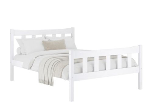 LPD Havana 4ft6 Double White Wooden Bed Frame