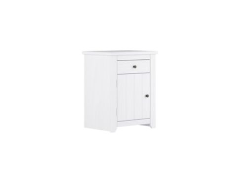 LPD Havana Pine Bedside In White