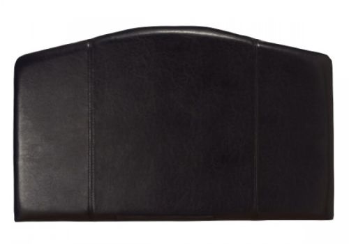 Serene Rosa 6ft Kingsize Black Faux Leather Headboard