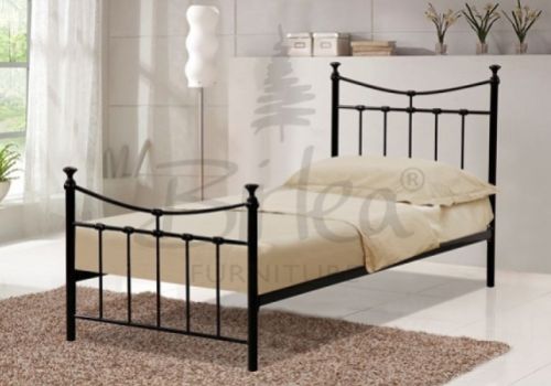 Birlea Emily 3ft Single Black Metal Bed Frame