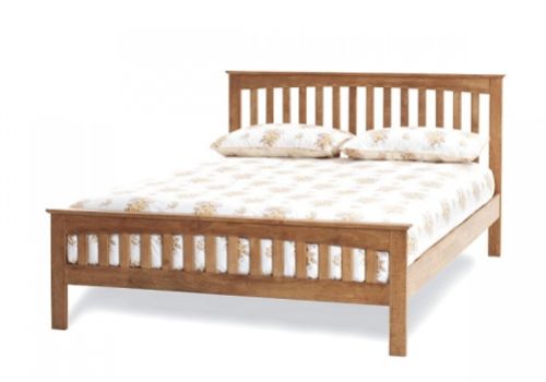 Serene Amelia 5ft Kingsize Oak Finish Wooden Bed Frame