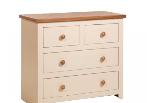 Core Jamestown 4 (2 + 2) Drawer Cream Chest