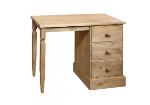 Core Cotswold Pine Single Pedestal Dressing Table