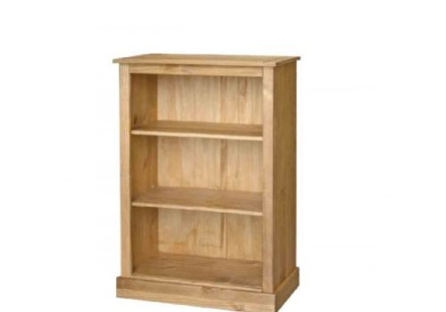 Core Cotswold Pine Low Bookcase