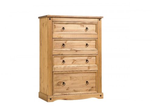 Core Corona Pine 4 Drawer Chest