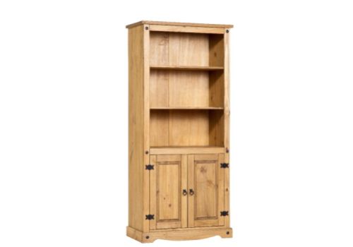 Core Corona Pine 2 Door Bookcase