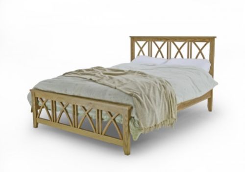 Metal Beds Ashfield 4ft6 (135cm) Double Oak Bed Frame
