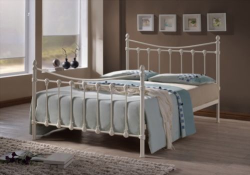 Time Living Florida 5ft Kingsize Ivory Metal Bed Frame