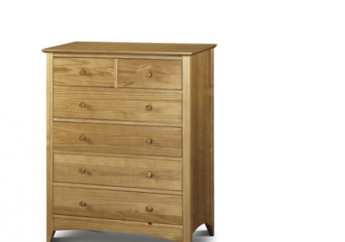 Julian Bowen Kendal Pine 4 + 2 Drawer Chest