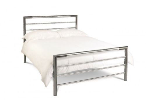 Bentley Designs Urban 5ft Kingsize Chrome Metal Bed Frame