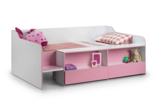 Julian Bowen Stella Pink Low Cabin Bed Frame