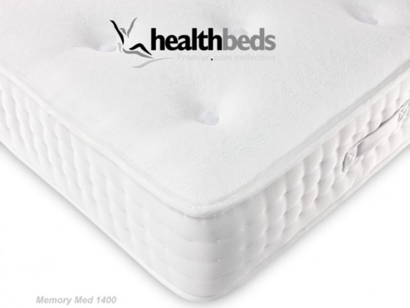 Healthbeds Memory Med 1400 6ft Super Kingsize Bed