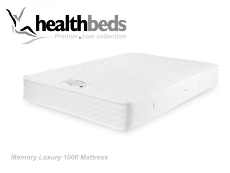 Healthbeds Memory Luxury 1000 4ft Small Double Bed