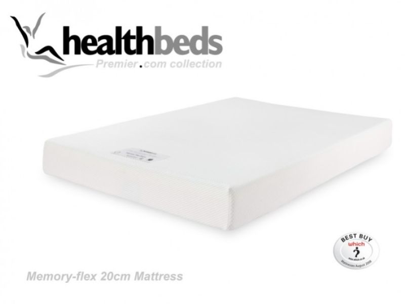 Healthbeds Memory Flex 2ft6 Small Single Divan Bed