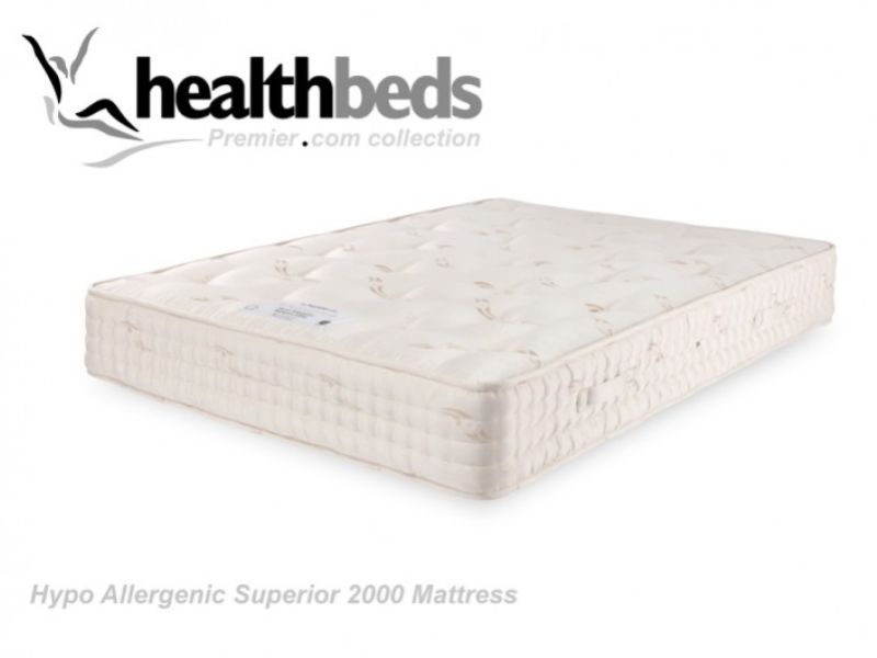 Healthbeds Hypo Allergenic Superior 2000 Pocket 6ft Super Kingsize Mattress